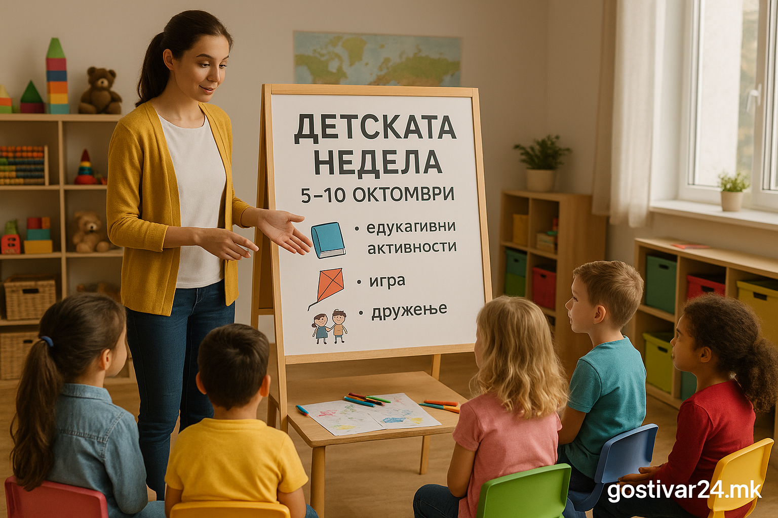 Java e Fëmijëve Filloi në Kopshte në Gostivar