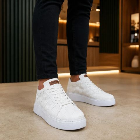 CH209 - Navy & Blanc Woven — БЕЛО